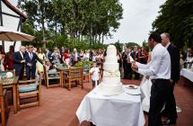 Hochzeit auf der Gutshofterrasse